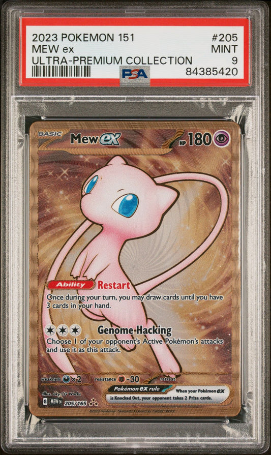 2023 POKEMON 151 ULTRA-PREMIUM COLLECTION 205 MEW EX - PSA 9 MINT